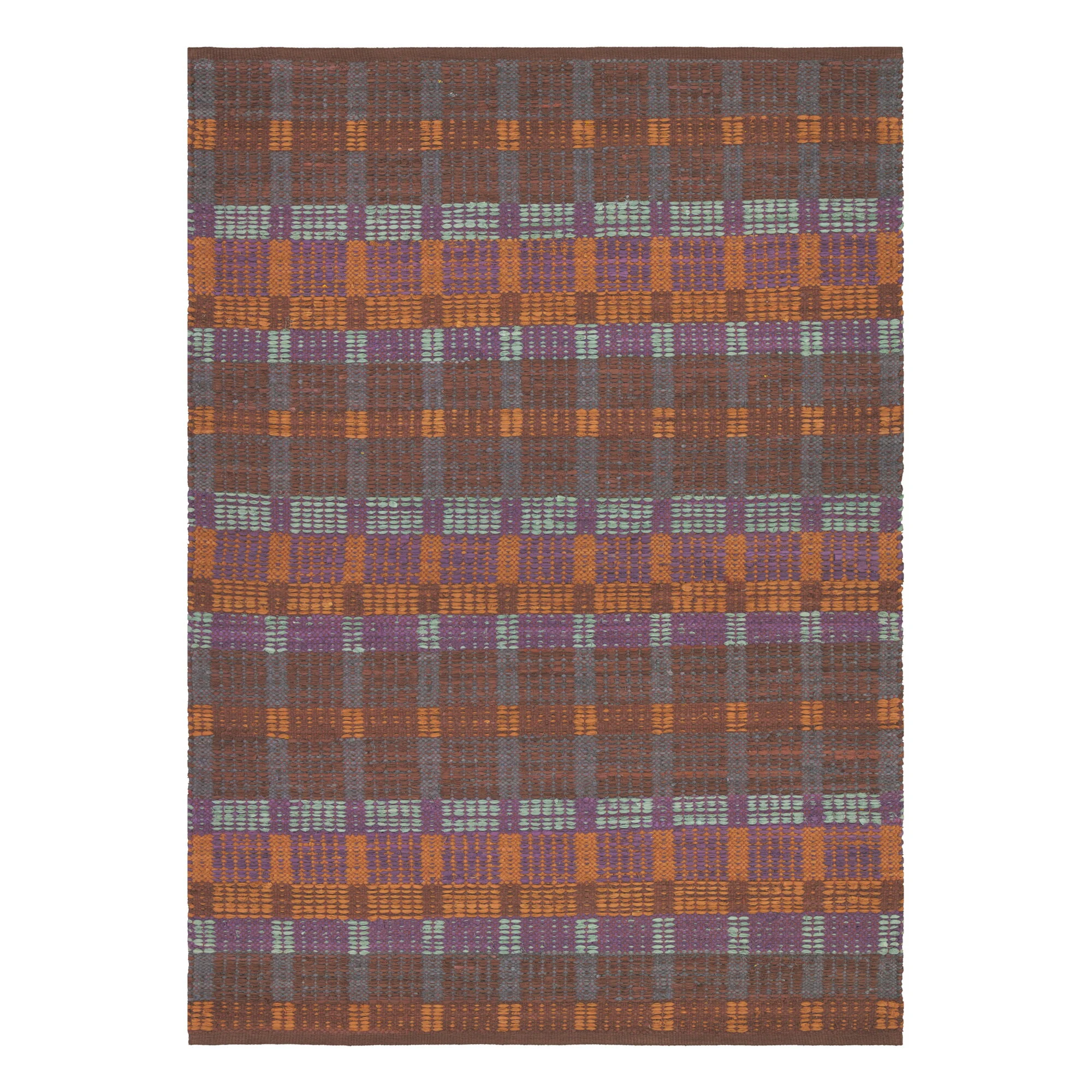 Iris rug, brown