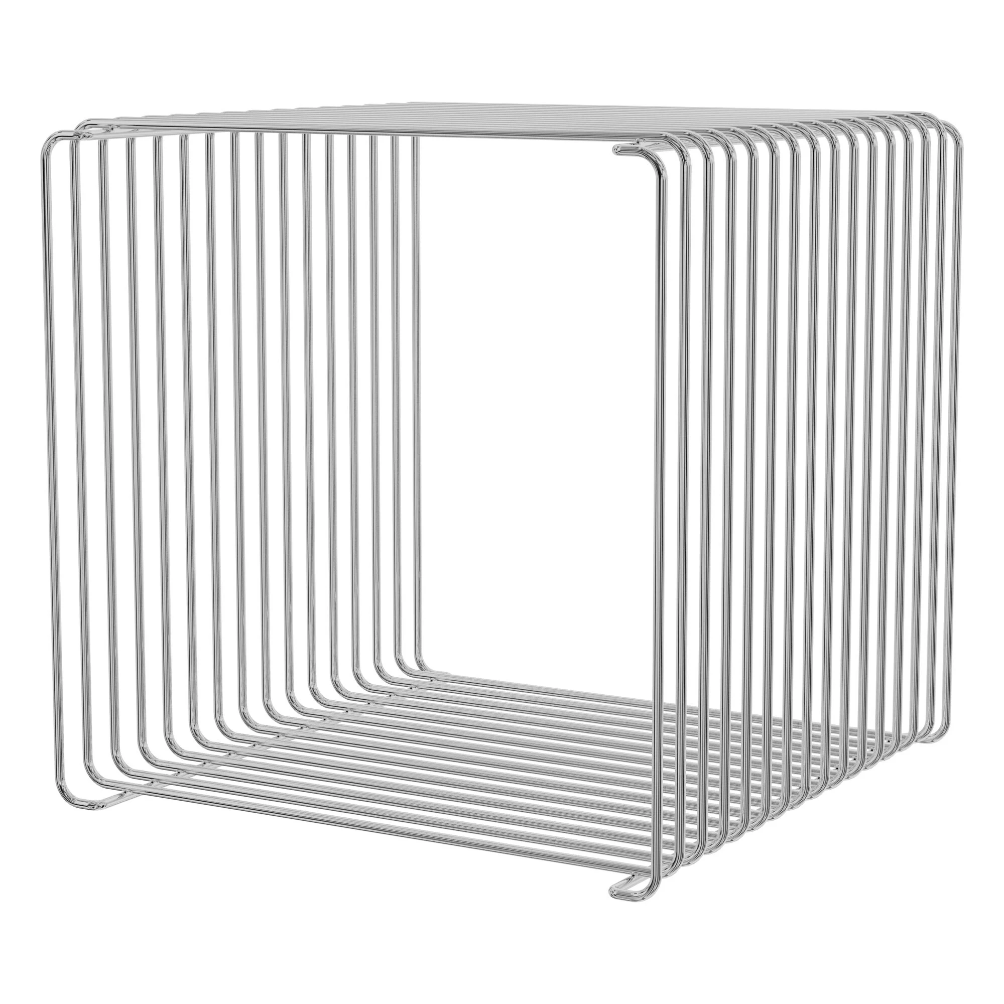 Panton Wire Single module, depth 34,8 cm, 43 Chrome