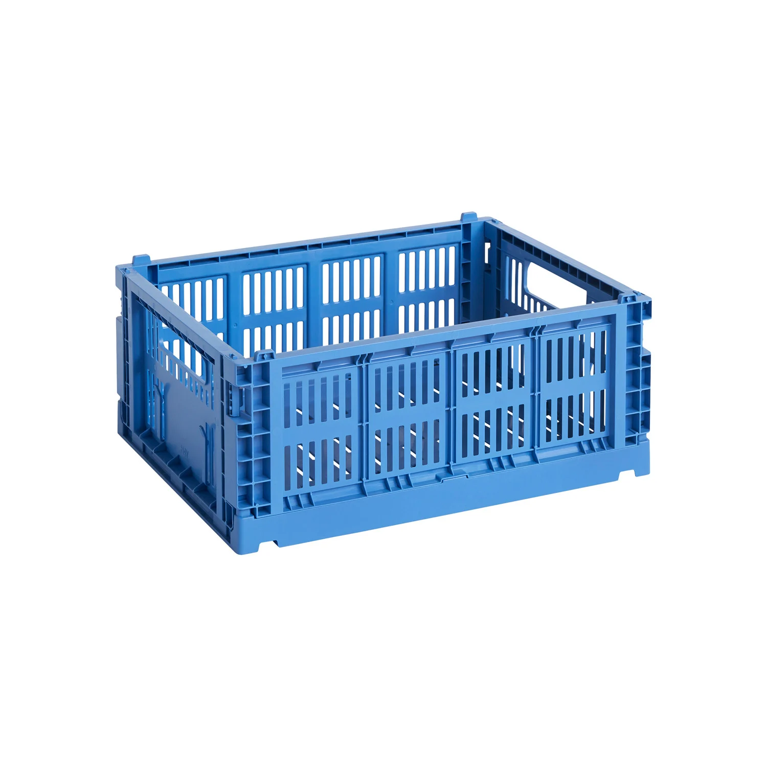 Colour Crate, M, recycled plastic, electric blue